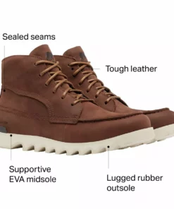 Sorel Kezar WP Moc Boot Men's -Sorel Stylish Shop BUR D14